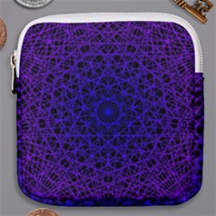 Background Lines Pattern Line Art Mini Square Pouch by Nexatart