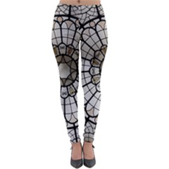 Pattern Abstract Structure Art Lightweight Velour Leggings by Nexatart