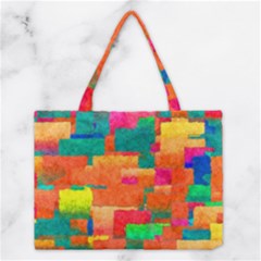 Pattern Texture Background Color Medium Tote Bag