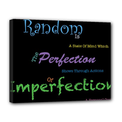 Random Canvas 14  X 11  (stretched)