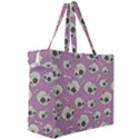 Halloween skull pattern Canvas Travel Bag View3