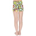 Flowers Fabrics Floral Design Kids Sports Shorts View2