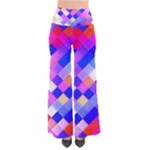 Squares Pattern Geometric Seamless So Vintage Palazzo Pants