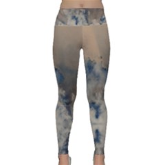 Deep Time Clouds Lightweight Velour Classic Yoga Leggings by LoolyElzayat