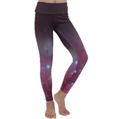 Christmas Tree Cluster Red Stars Nebula Constellation Astronomy Kids  Lightweight Velour Classic Yoga Leggings by genx