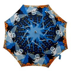 Halloween Ghosts Haunted House Hook Handle Umbrellas (large) by Wegoenart