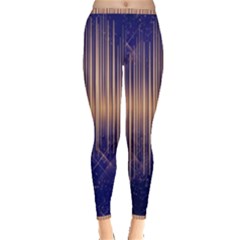 Background Dark Sound Disco Techno Inside Out Leggings by Simbadda