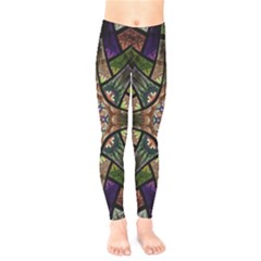 Fractal Detail Elements Pattern Kids  Legging by Wegoenart