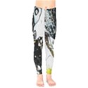 Abstract Structure Pattern Kids  Legging View1