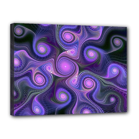 Abstract Pattern Fractal Wallpaper Canvas 16  X 12  (stretched)