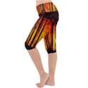 Forest Fire Forest Climate Change Lightweight Velour Cropped Yoga Leggings View2