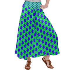 Background Pattern Structure Satin Palazzo Pants by Wegoenart