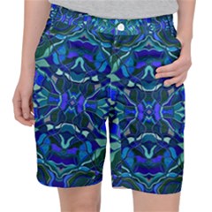 Abstract #8   I   Aqua Blues 6000 Pocket Shorts