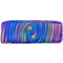 Cool Abstract Pink Blue And Yellow Twirl Liquid Art Full Print Rope Handle Tote (Large) View3