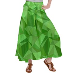 Mosaic Tile Geometrical Abstract Satin Palazzo Pants