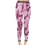 Standard Violet Pink Camouflage Army Military Girl Inside Out Leggings