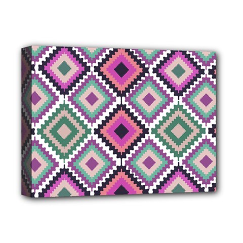 Native American Pattern Deluxe Canvas 16  X 12  (stretched)  by Valentinaart