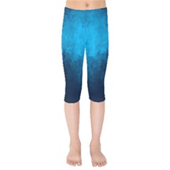 Deep Ocean Kids  Capri Leggings  by LoolyElzayat