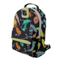 Repetition Seamless Child Sketch Flap Pocket Backpack (Large) View1