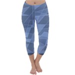 Lines Shapes Pattern Web Creative Capri Winter Leggings 