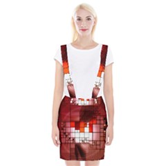 Pattern Structure Light Patterns Braces Suspender Skirt by Pakrebo