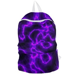 Purple Pattern Background Structure Foldable Lightweight Backpack by Pakrebo