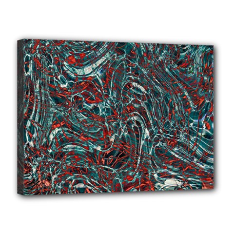Pattern Structure Background Facade Canvas 16  X 12  (stretched) by Pakrebo