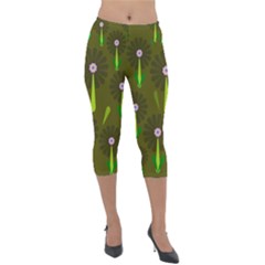 Zappwaits Lightweight Velour Capri Leggings  by zappwaits