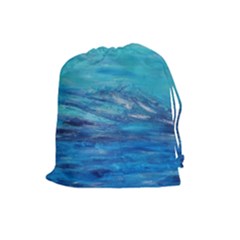 Into The Chill  Drawstring Pouch (large)