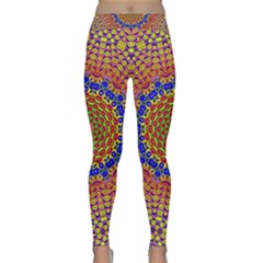 Tile Background Image Ornament Classic Yoga Leggings by Pakrebo
