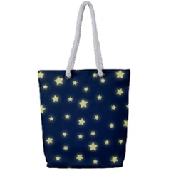 Twinkle Full Print Rope Handle Tote (small) by WensdaiAmbrose