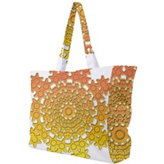 Background Image Ornament Simple Shoulder Bag