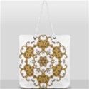 Fractal Tile Construction Design Full Print Rope Handle Tote (Large) View1