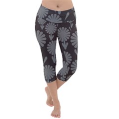 Zappwaits Lightweight Velour Capri Yoga Leggings by zappwaits