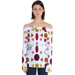 Zappwaits Collection Off Shoulder Long Sleeve Top by zappwaits