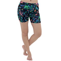 Tree Forest Abstract Forrest Lightweight Velour Yoga Shorts by Pakrebo