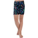 Tree Forest Abstract Forrest Kids  Lightweight Velour Capri Yoga Leggings