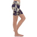 Creepy Photo Collage Artwork Kids  Lightweight Velour Capri Yoga Leggings View3