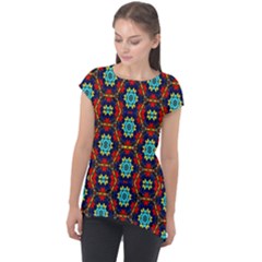 Ml 106 Cap Sleeve High Low Top