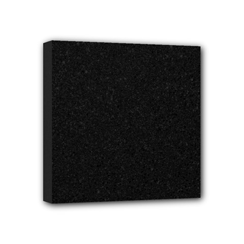 Black Glitter Mini Canvas 4  X 4  (stretched) by snowwhitegirl