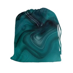 Abstract Graphics Water Web Layout Drawstring Pouch (xxl) by Pakrebo