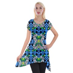 Blutterfly2owcowcowcow Short Sleeve Side Drop Tunic by beautyskulls