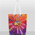 Boho Hippie Bus Full Print Rope Handle Tote (Small) View2