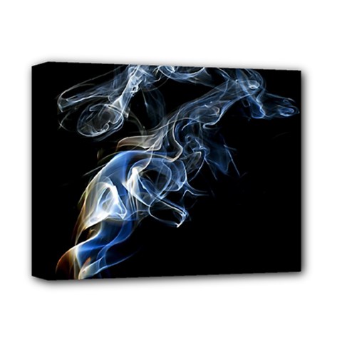 Smoke Flame Dynamic Wave Motion Deluxe Canvas 14  X 11  (stretched) by Sudhe