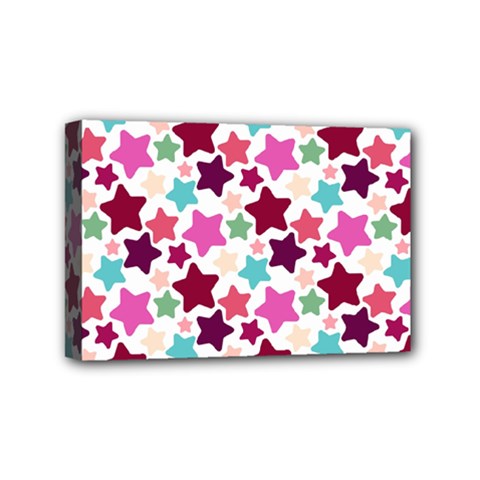 Stars Pattern Mini Canvas 6  X 4  (stretched)