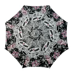 Feminism Collage  Golf Umbrellas by Valentinaart