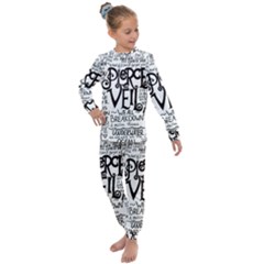Pierce The Veil Music Band Group Fabric Art Cloth Poster Kids  Long Sleeve Set  by Sudhe
