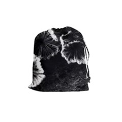 Tree Fungus High Contrast Drawstring Pouch (medium) by okhismakingart