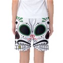 Day Of The Dead Skull Sugar Skull Women s Basketball Shorts View2