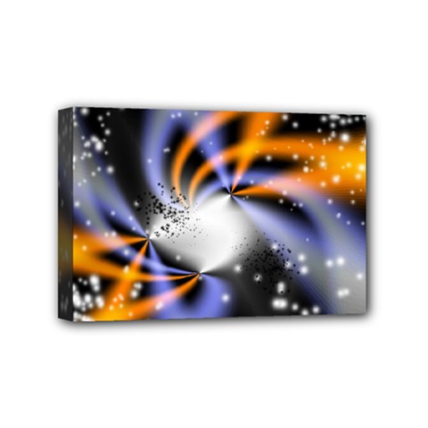 Supernova Space Star Mini Canvas 6  X 4  (stretched)